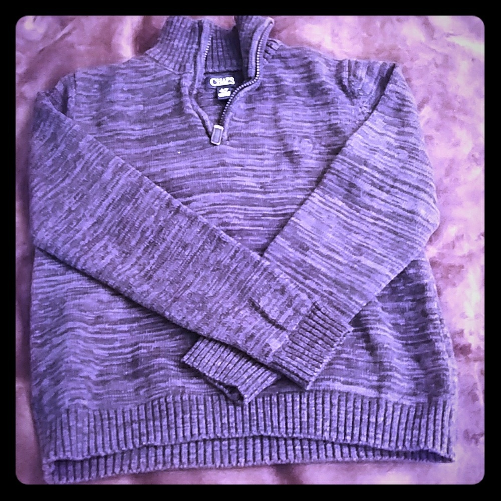Chaps boy's grey sweater. Large
